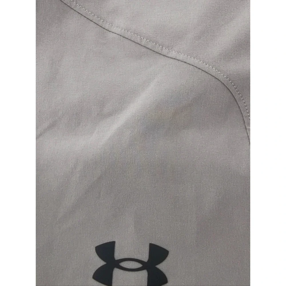 Under Armour Unstoppable Shorts Youth Large Taupe 4-Way Stretch